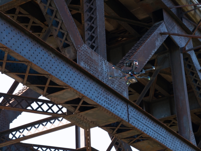 Railroad Bridge Inspection by Drone