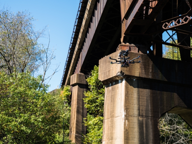 Railroad Bridge Inspection by Drone