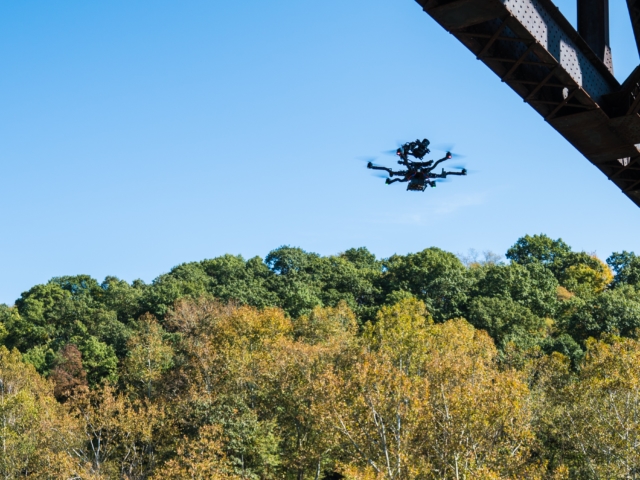 Railroad Bridge Inspection by Drone